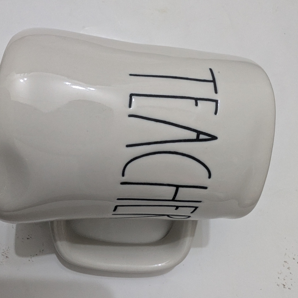 Rae Dunn White Ceramic Mug